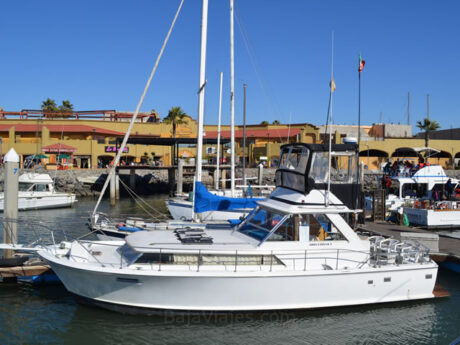 Barcos de pesca deportiva para los paseos en Ensenada.