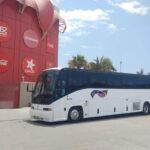 Autobús de transporte turístico en Tijuana, Baja California