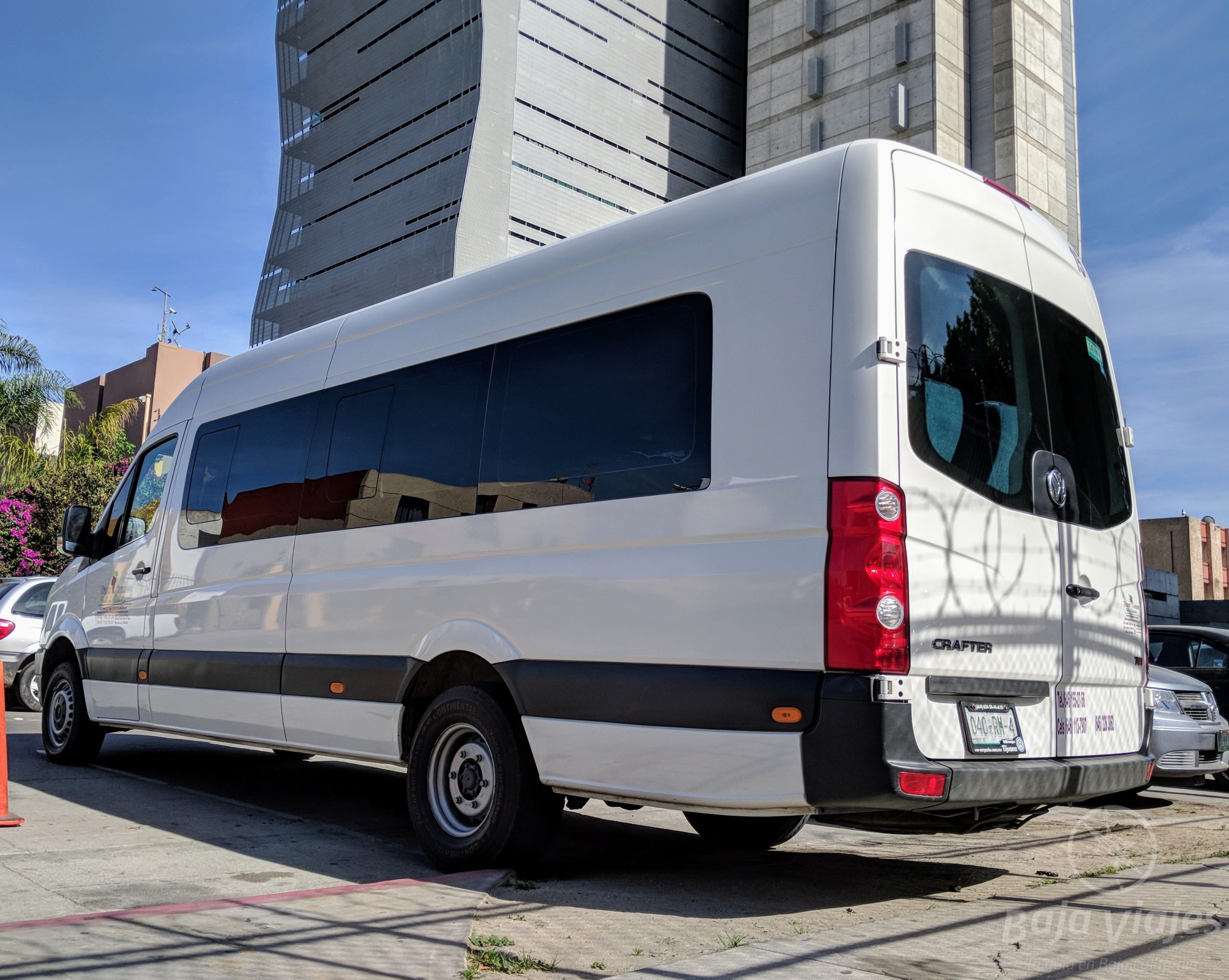 Transporte Van Crafter o Sprinter. Traslados en Tijuana, Enseada y Valle de Guadalupe.
