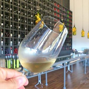 Degustación de vinos en la Cava Entre Santos, Valle de Guadalupe