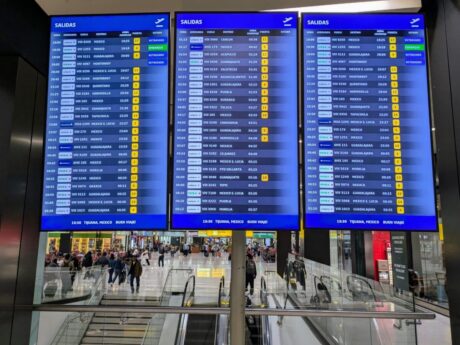 Listado de Vuelos en el Aeropuerto de Tijuana