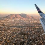 El Cerro Colorado de Tijuana desde un vuelo rumbo al Aeropuerto de Tijuana