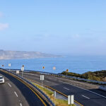 Autopista Escénica Tijuana - Ensenada a la altura de El Mirador de Salsipuedes