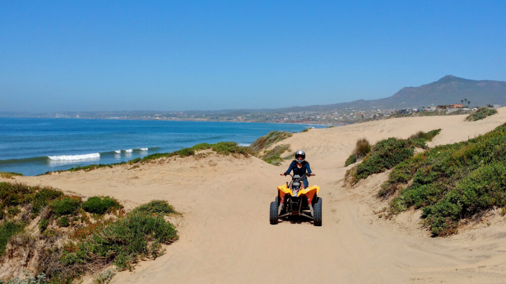 Tour en Cuatrimoto junto al mar en Playas de Rosarito