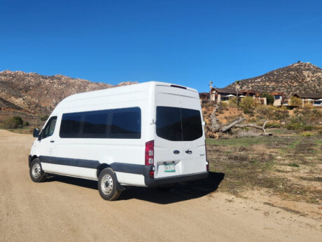Transporte en Valle de Guadalupe, Renta de Van con Chofer